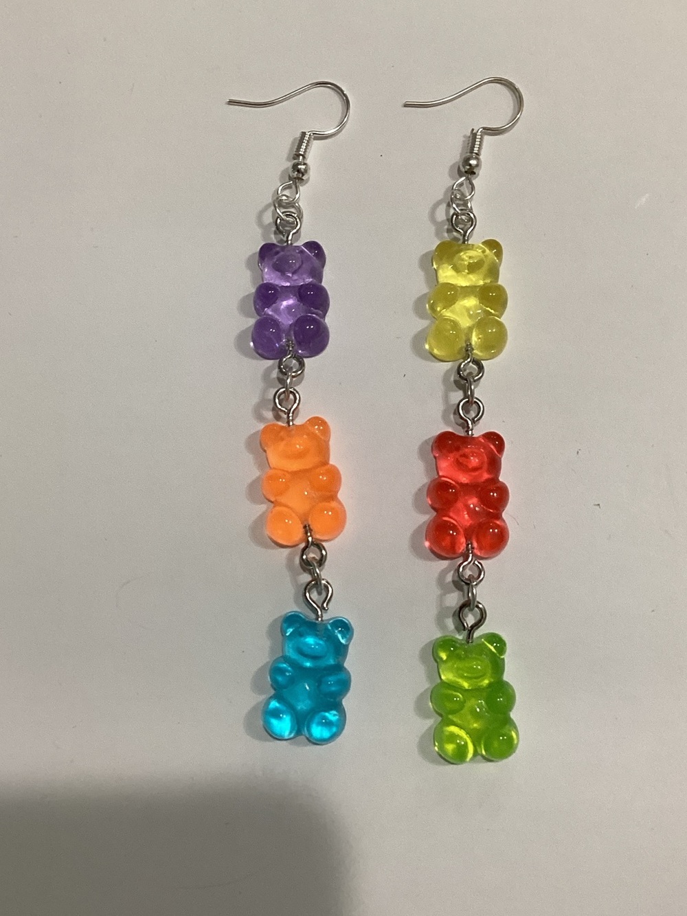 Fashion Jewelry Colorful Gummy Bear Dangle Earrings